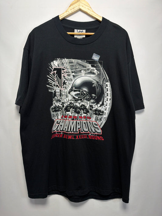 NWT 1998 Atlanta Falcons NFC Champions T-Shirt