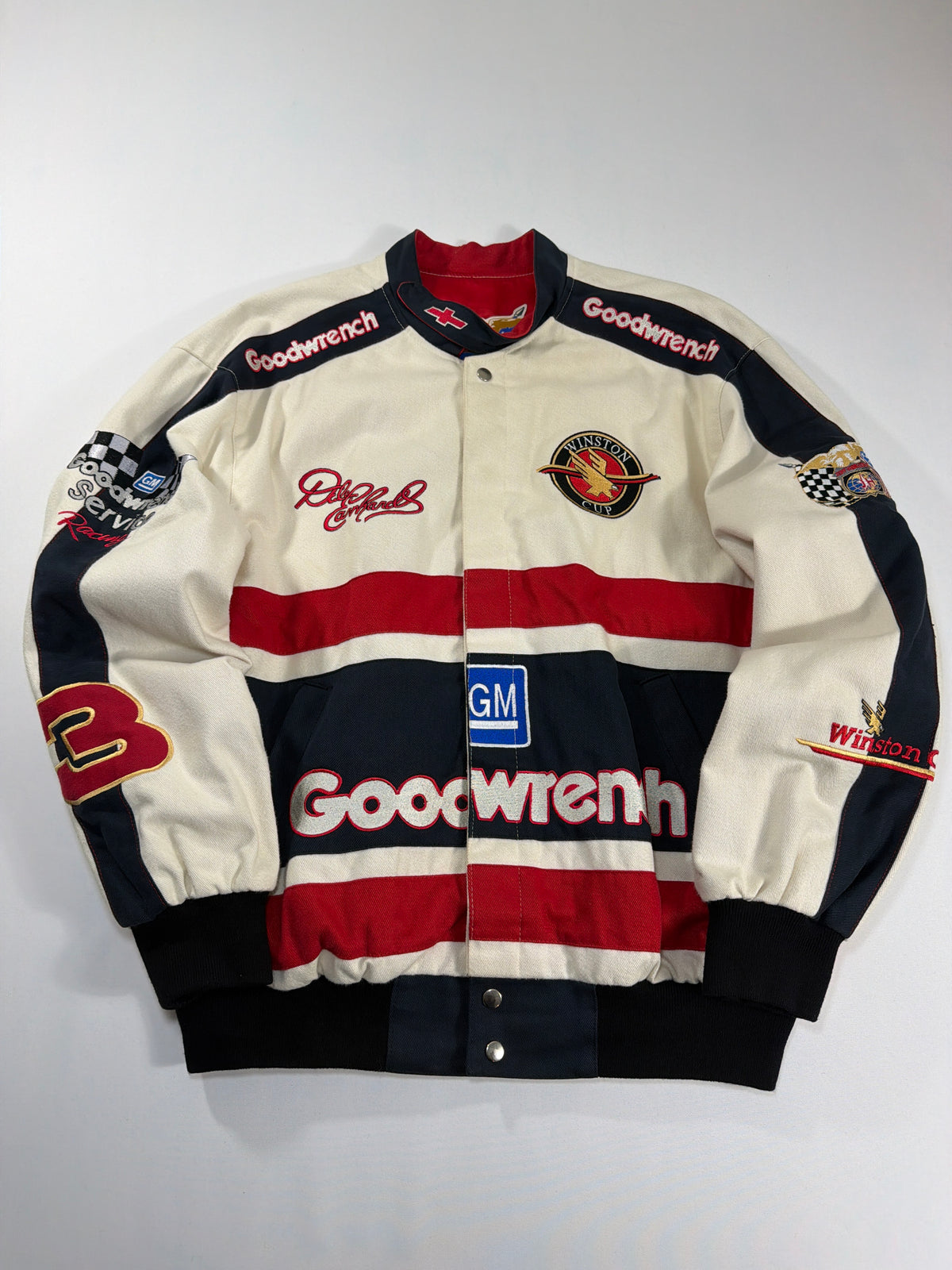 Vintage Dale Sr Jeff Hamilton NASCAR Jacket