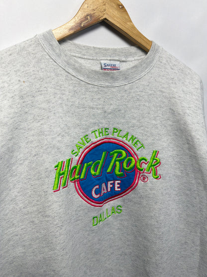 Vintage Dallas Hard Rock Cafe Save The Planet Sweatshirt