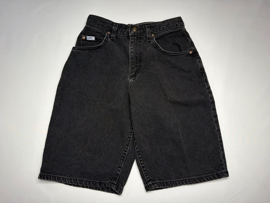 Vintage Lee Black Denim Mom Shorts