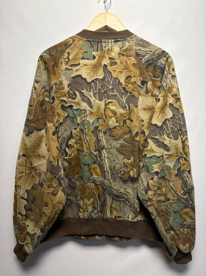 Vintage Spartan Realtree Camo Bomber Jacket