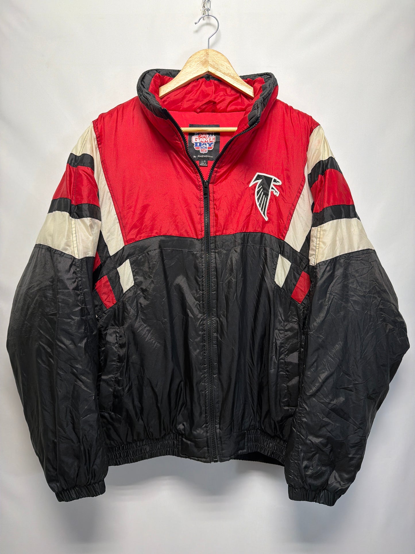 Vintage NFL Game Day Atlanta Falcons  Puffer Jacket