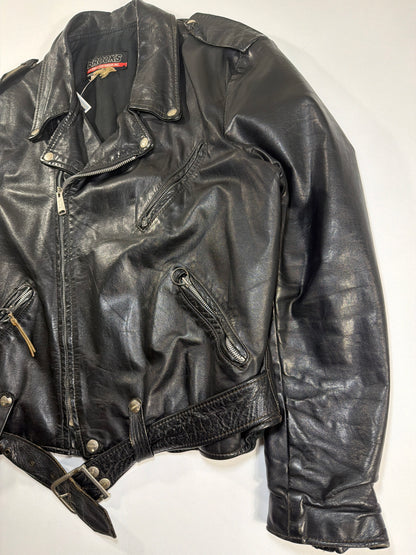 Vintage Brooks Leather Biker Jacket