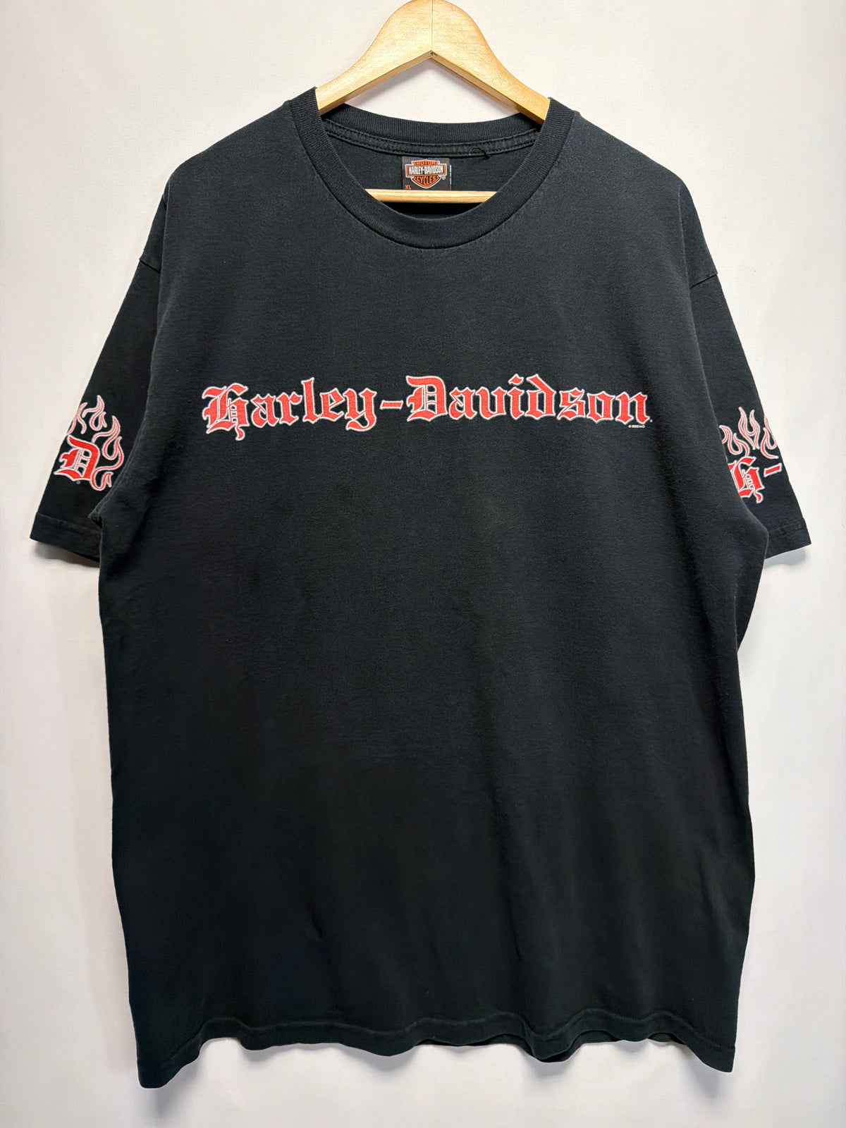 2003 Harley Davidson Flames Ray Price T-Shirt