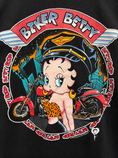 1994 Biker Betty Boop Panhead City T-Shirt