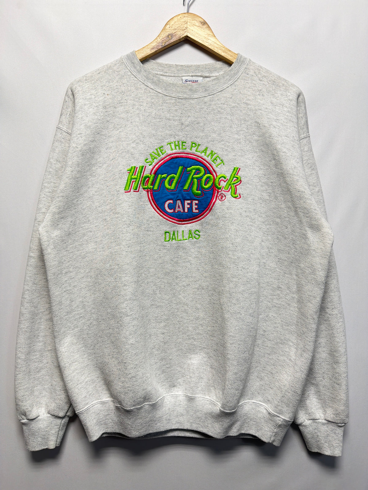 Vintage Dallas Hard Rock Cafe Save The Planet Sweatshirt