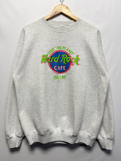 Vintage Dallas Hard Rock Cafe Save The Planet Sweatshirt