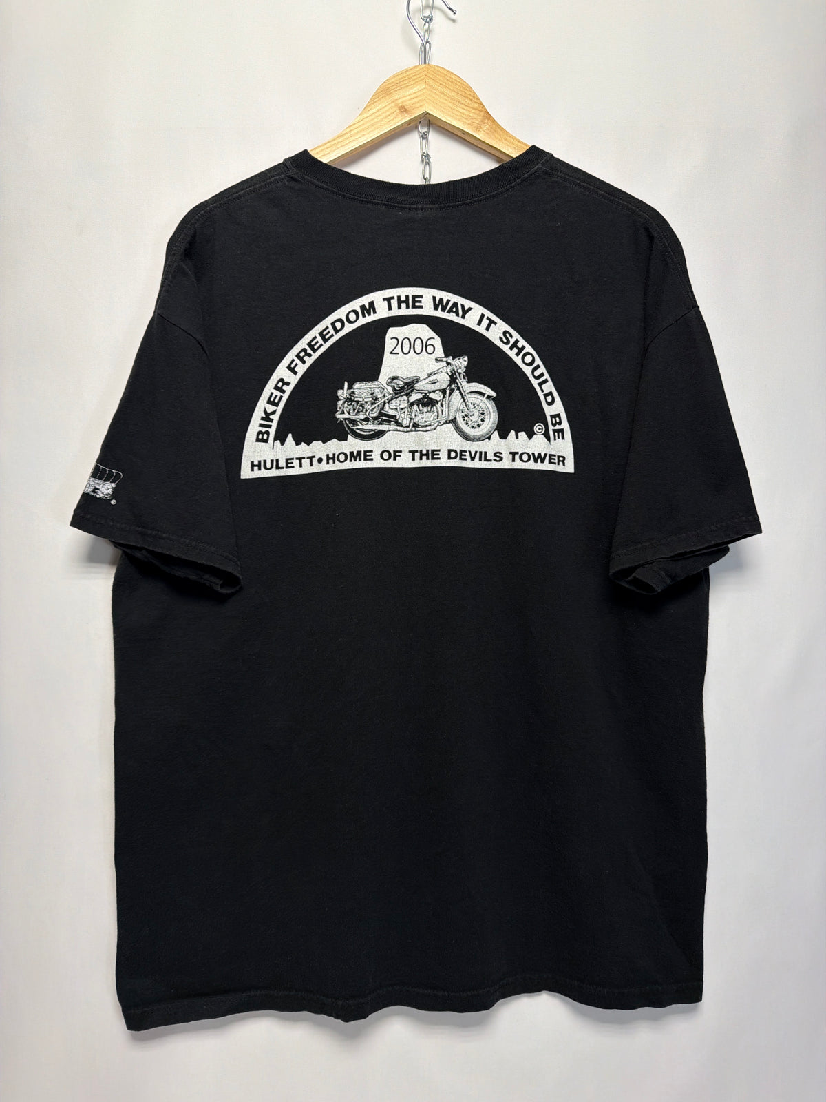 2006 Devils Tower Hulett Wyoming Biker T-Shirt