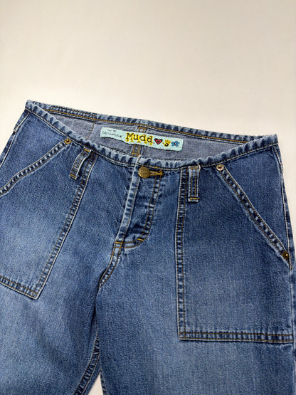 Vintage Y2K Mudd Low Rise Flare Denim Jeans