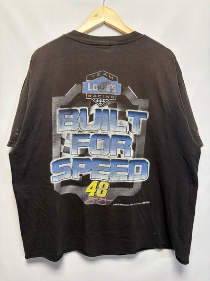 2004 Jimmie Johnson Built For Speed NASCAR Crop T-Shirt