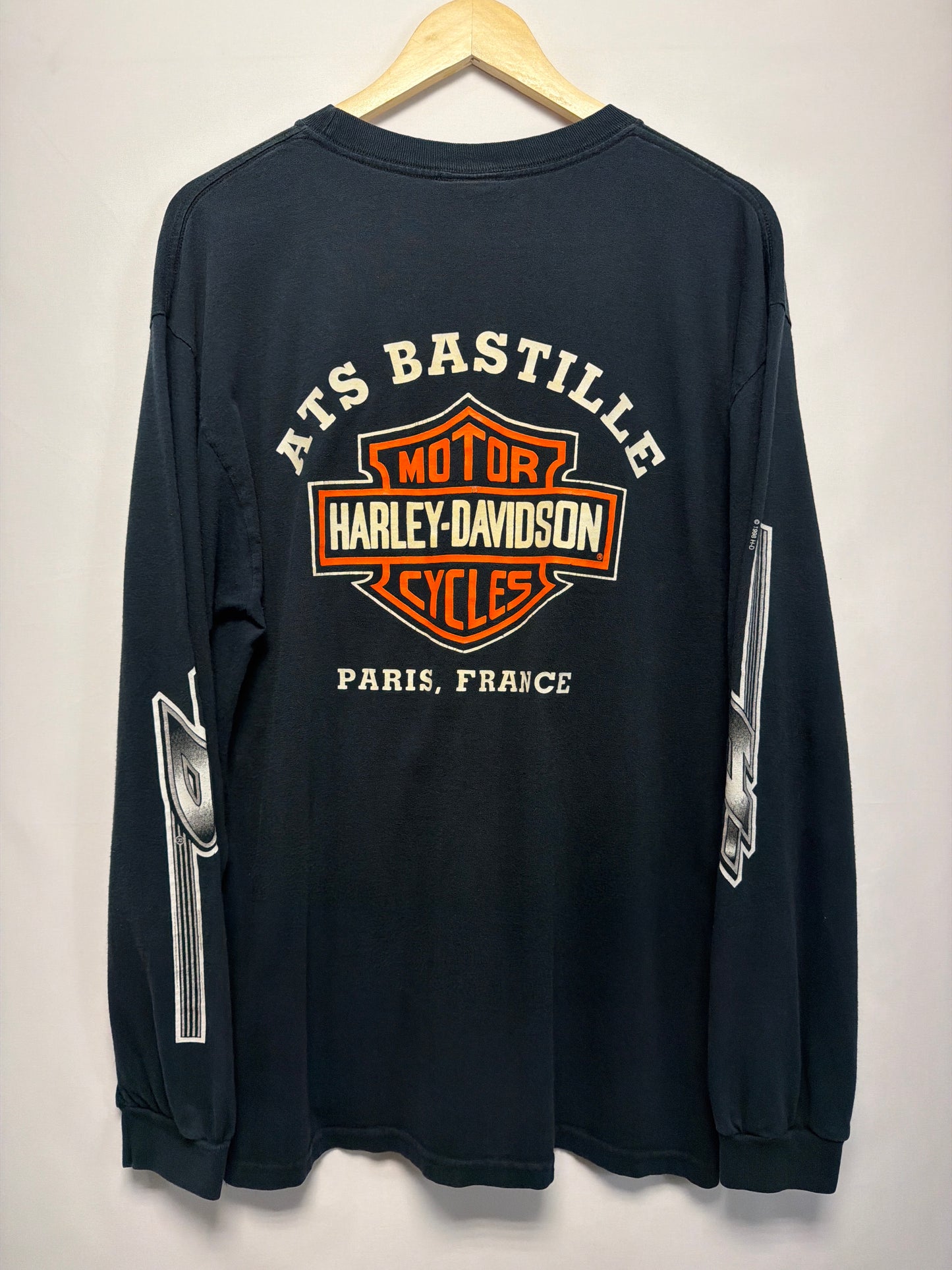 1998 Harley Davidson France Long Sleeve T-Shirt