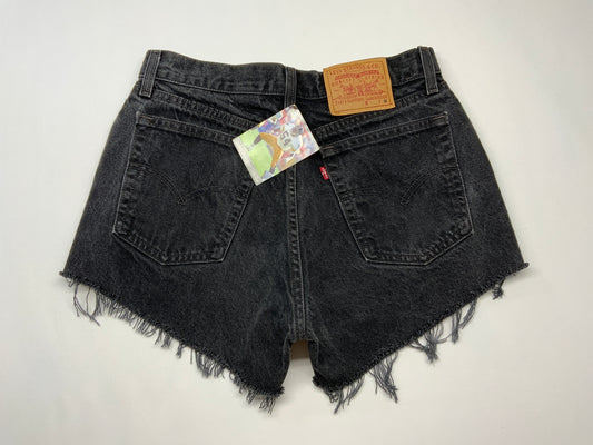 Vintage Red Tab Levi’s Black Cutoff Shorts