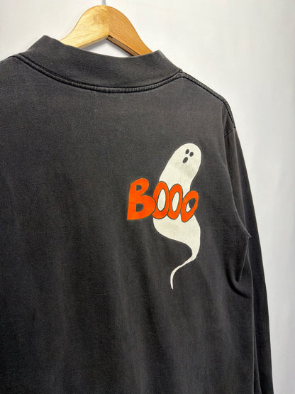 Vintage Ghosts & Pumpkins Halloween Long Sleeve T-Shirt