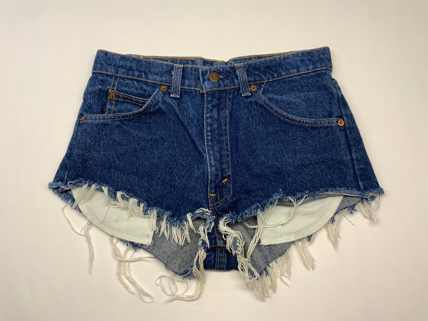 Vintage Orange Tab Levi’s Cutoff Shorts