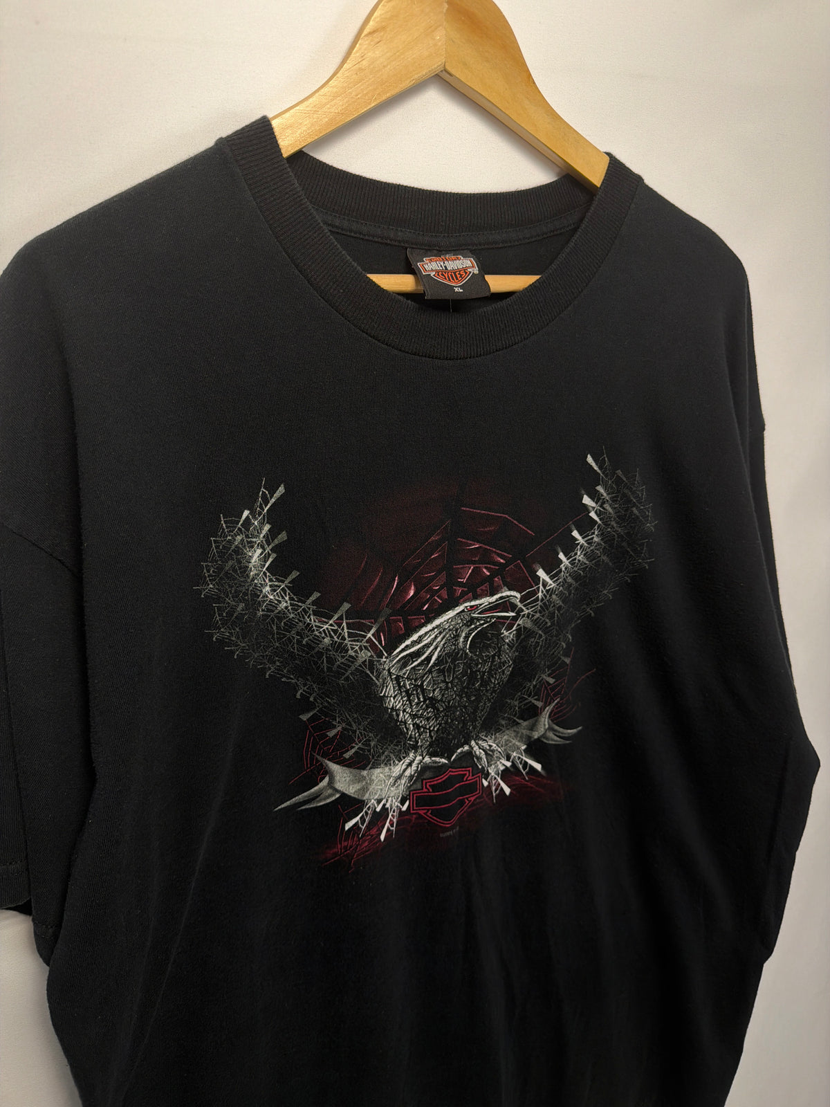 2004 Harley Davidson Spider Web Eagle T-Shirt