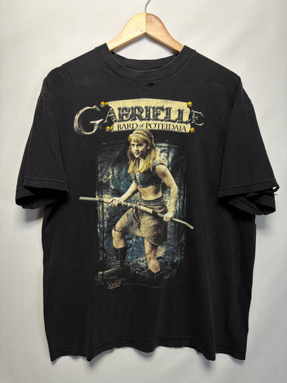 1997 Thrashed Xena Warrior Princess Gabrielle Bard of Poteidaia T-Shirt