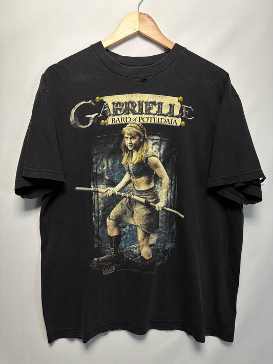 1997 Thrashed Xena Warrior Princess Gabrielle Bard of Poteidaia T-Shirt