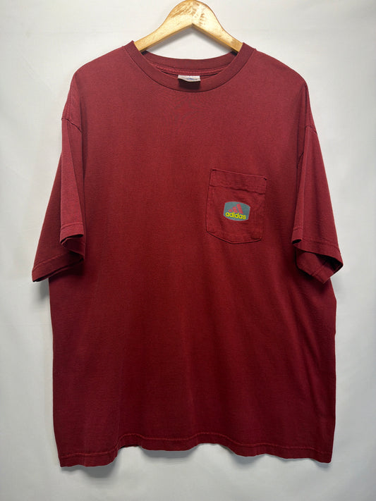 Vintage Adidas Logo Pocket T-Shirt