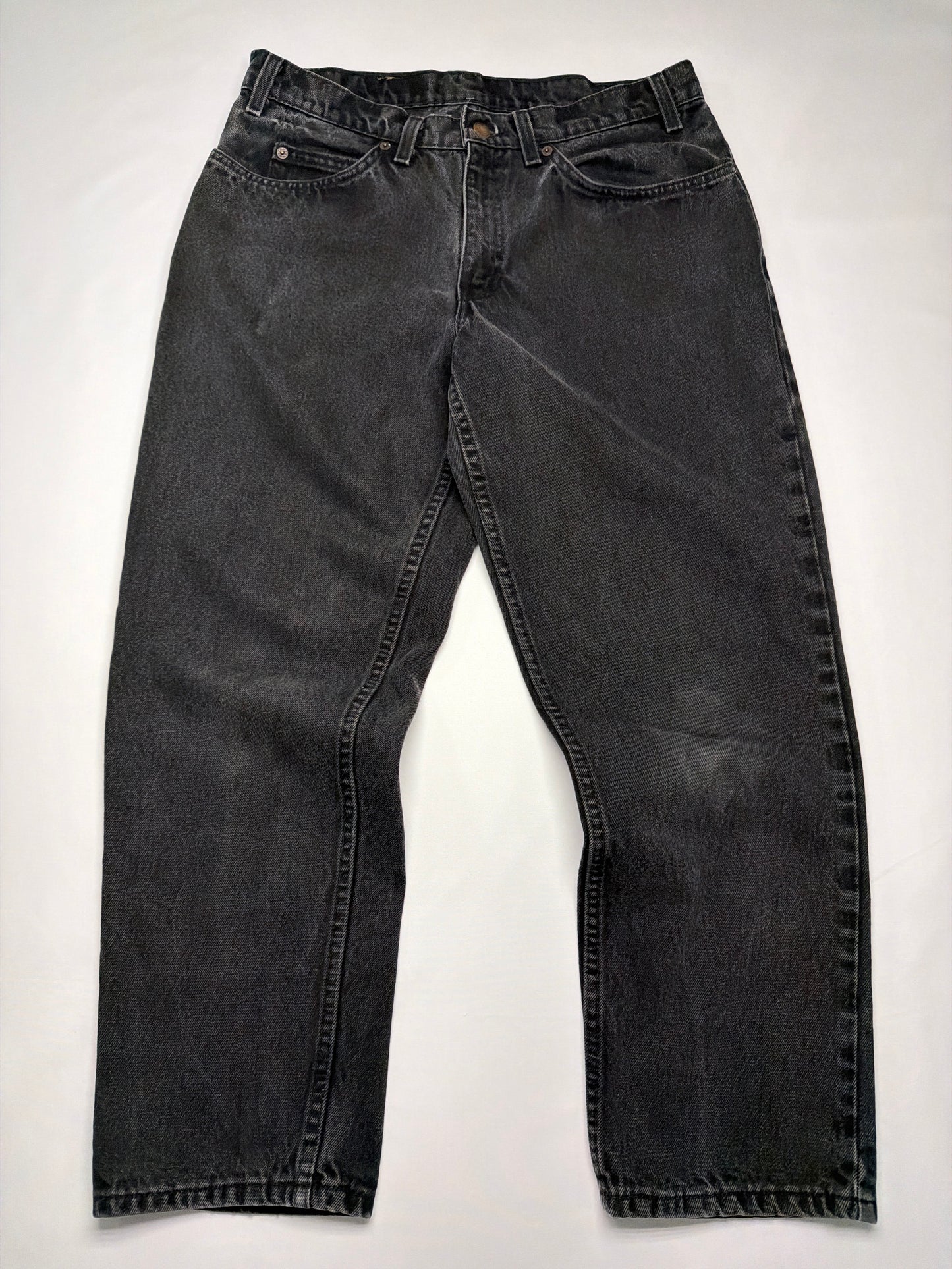 Vintage Orange Tab 550 Levi’s Black Denim Jeans