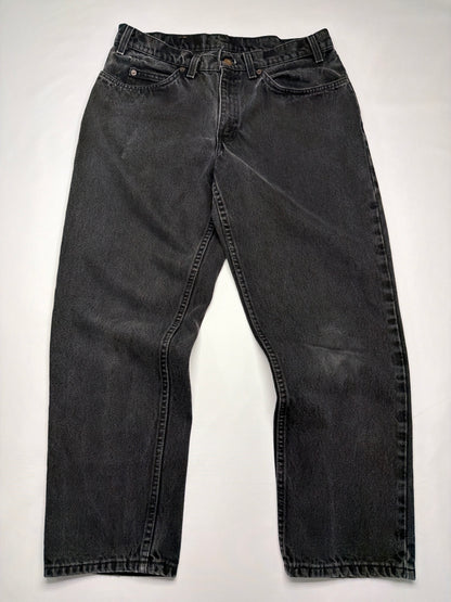 Vintage Orange Tab 550 Levi’s Black Denim Jeans