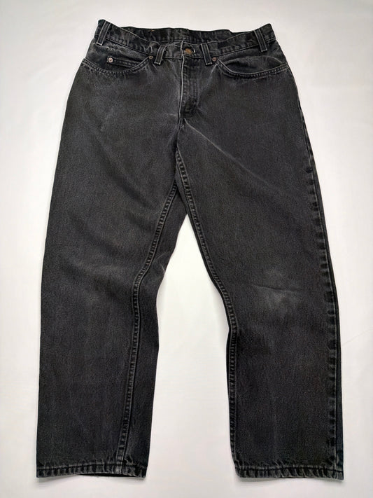 Vintage Orange Tab 550 Levi’s Black Denim Jeans