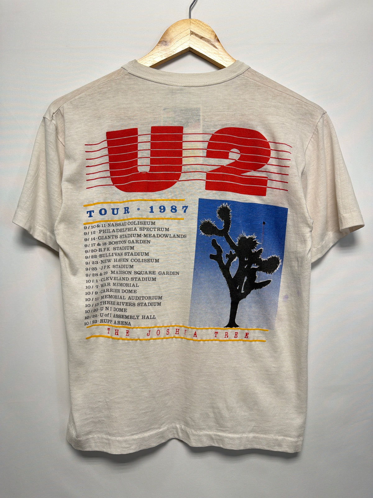 1987 U2 The Joshua Tree Tour T-Shirt