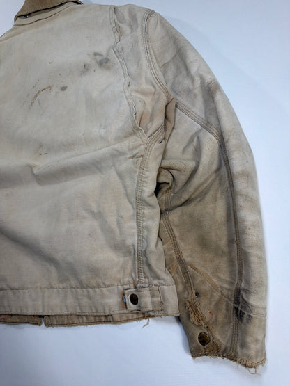 1989 Carhartt Detroit Tan Distressed Jacket