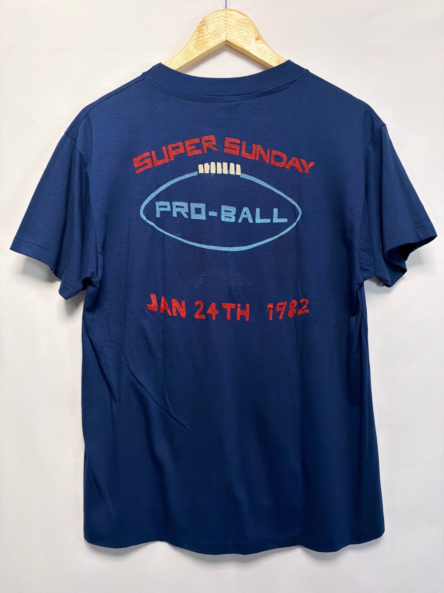 1982 Super Bowl XVI Bengals 49ers T-Shirt