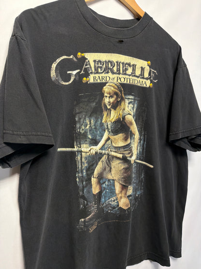 1997 Thrashed Xena Warrior Princess Gabrielle Bard of Poteidaia T-Shirt