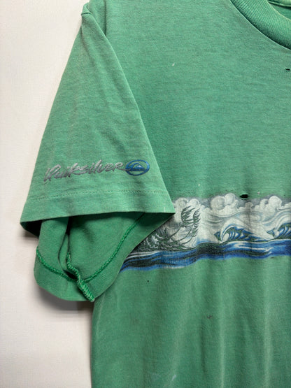 Vintage Faded Distressed Quicksilver Surf T-Shirt