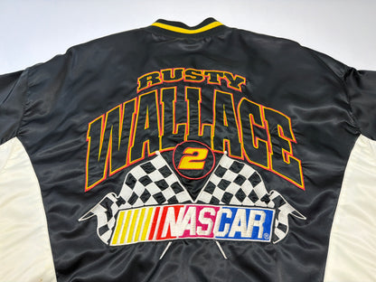 Vintage Rusty Wallace NASCAR Bomber Jacket