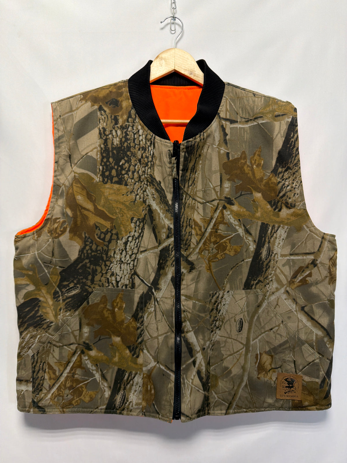 Vintage Y2K Bob Allen Realtree Hardwoods Camo Hunting Vest