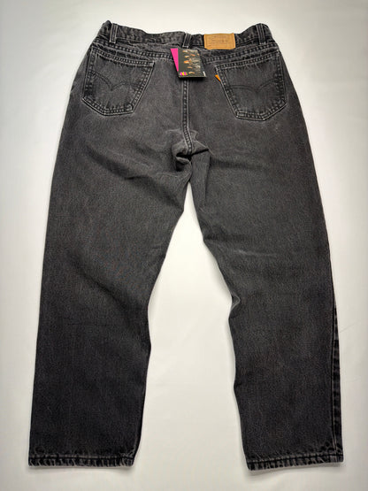Vintage Orange Tab 550 Levi’s Black Denim Jeans