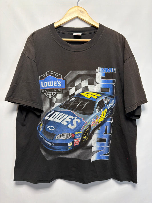 2004 Jimmie Johnson Built For Speed NASCAR Crop T-Shirt