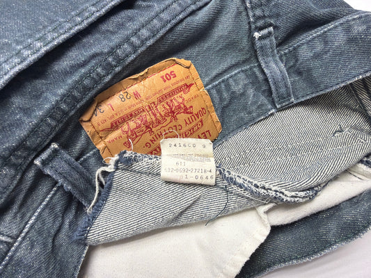 Vintage Red Tab Button Fly Levi’s Denim Cutoff Shorts