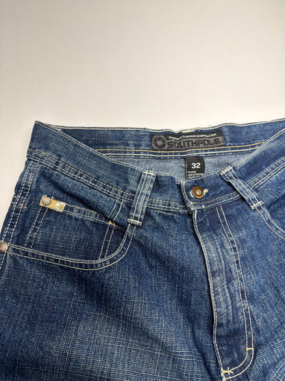 Vintage Y2K SouthPole Gold Tab Baggy Denim Shorts