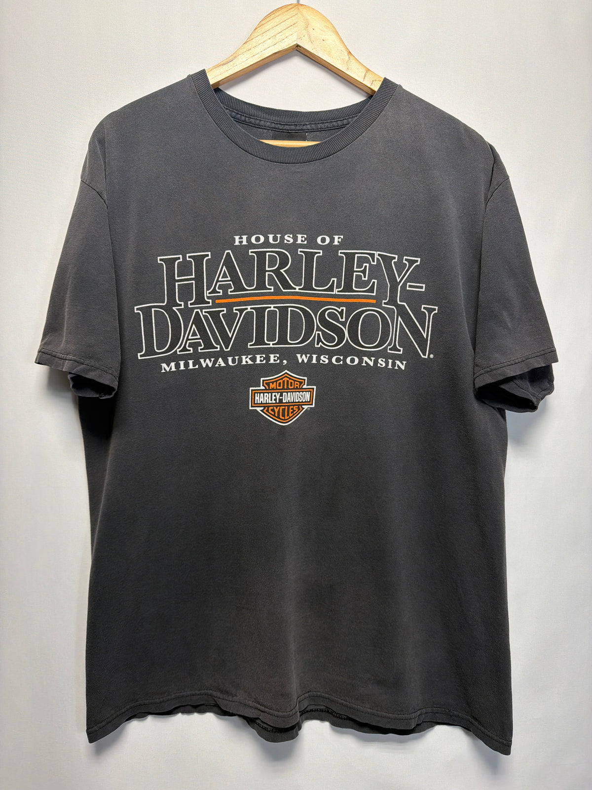Vintage Y2K Faded House of Harley Davidson T-Shirt