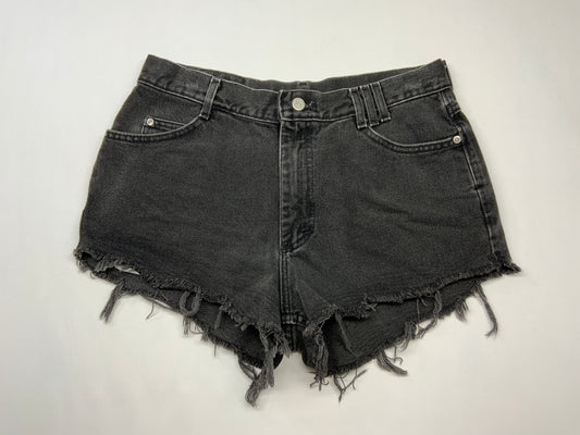 Vintage Women’s Lee Black Denim Cutoff Shorts