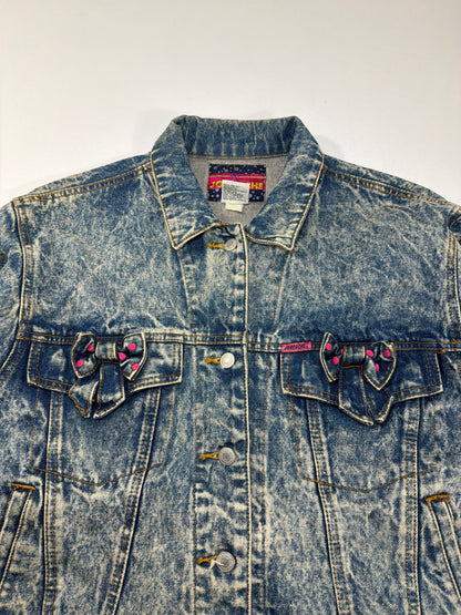 Vintage Jordache Acid Wash Denim Jacket