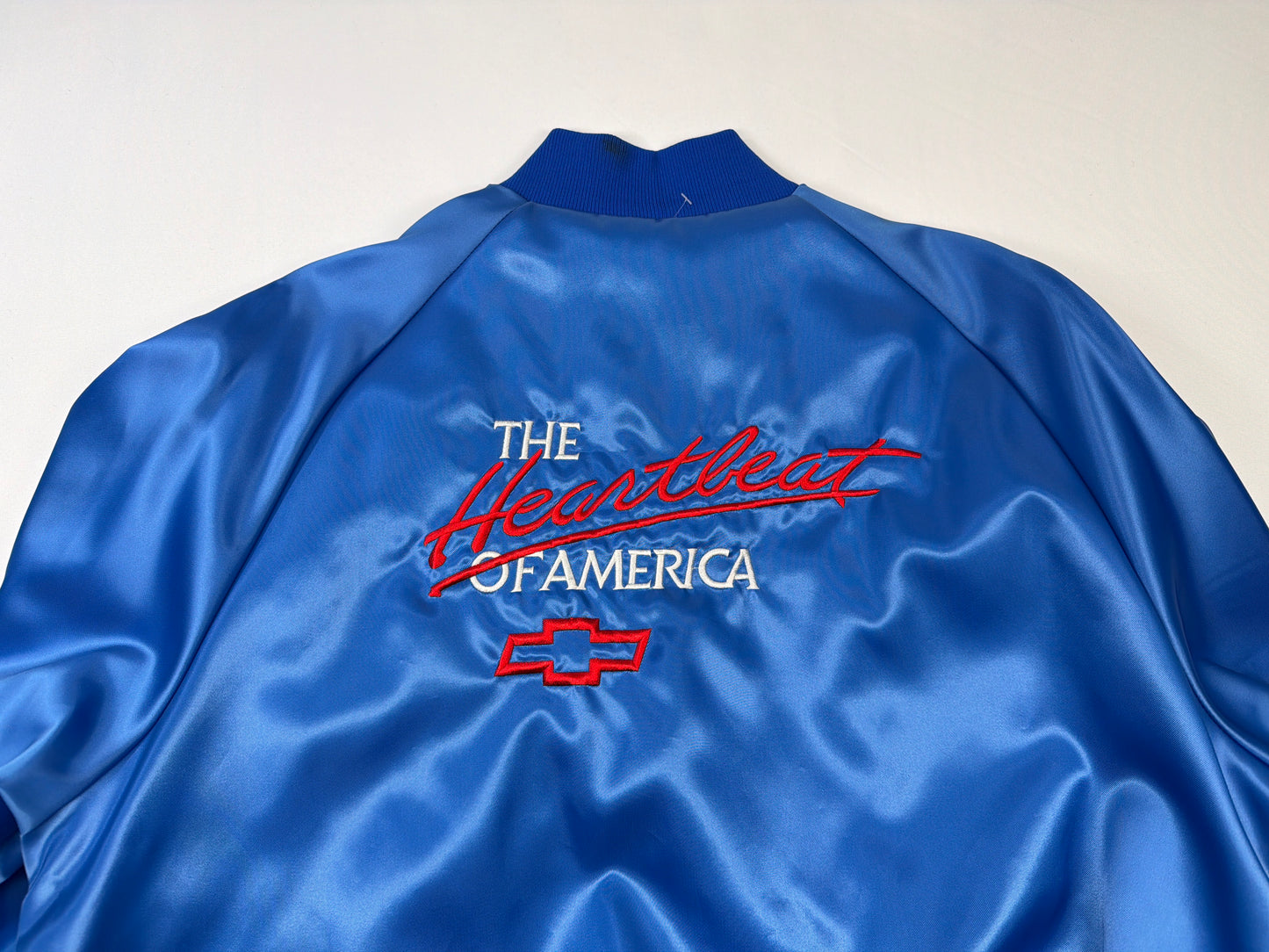 Vintage Chevy Heartbeat of America Bomber Jacket
