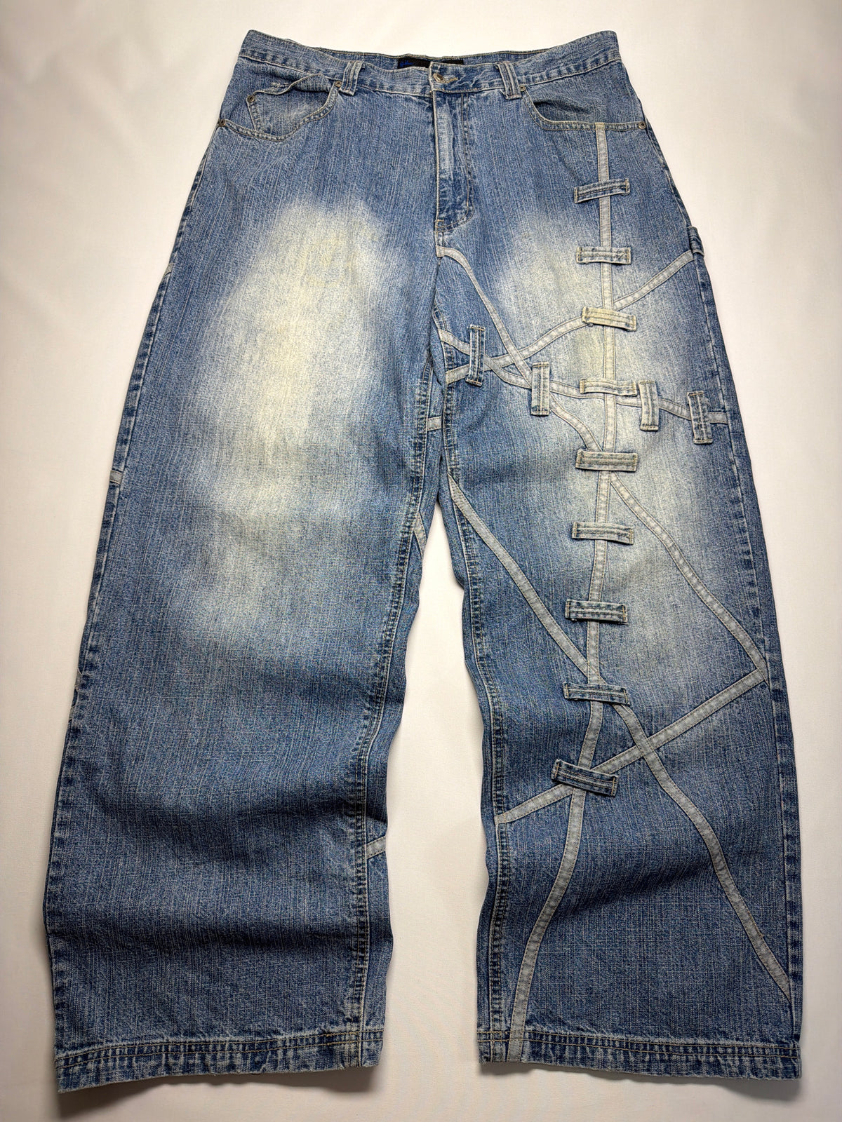 Vintage Y2K Mukawear Baggy Belt Loop Jeans