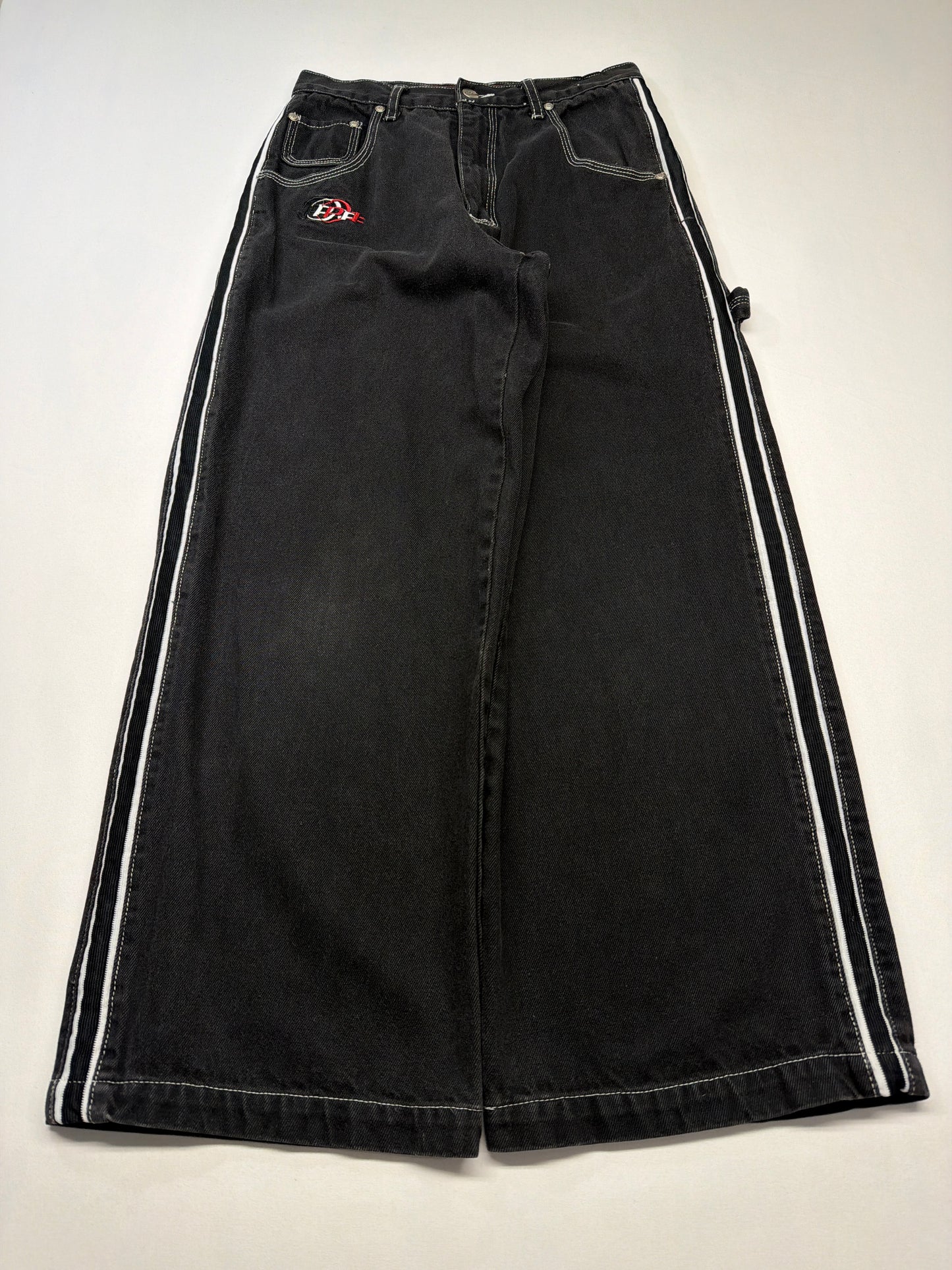Vintage Plugg Black Baggy Denim Jeans