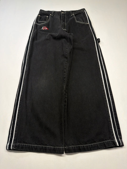 Vintage Plugg Black Baggy Denim Jeans