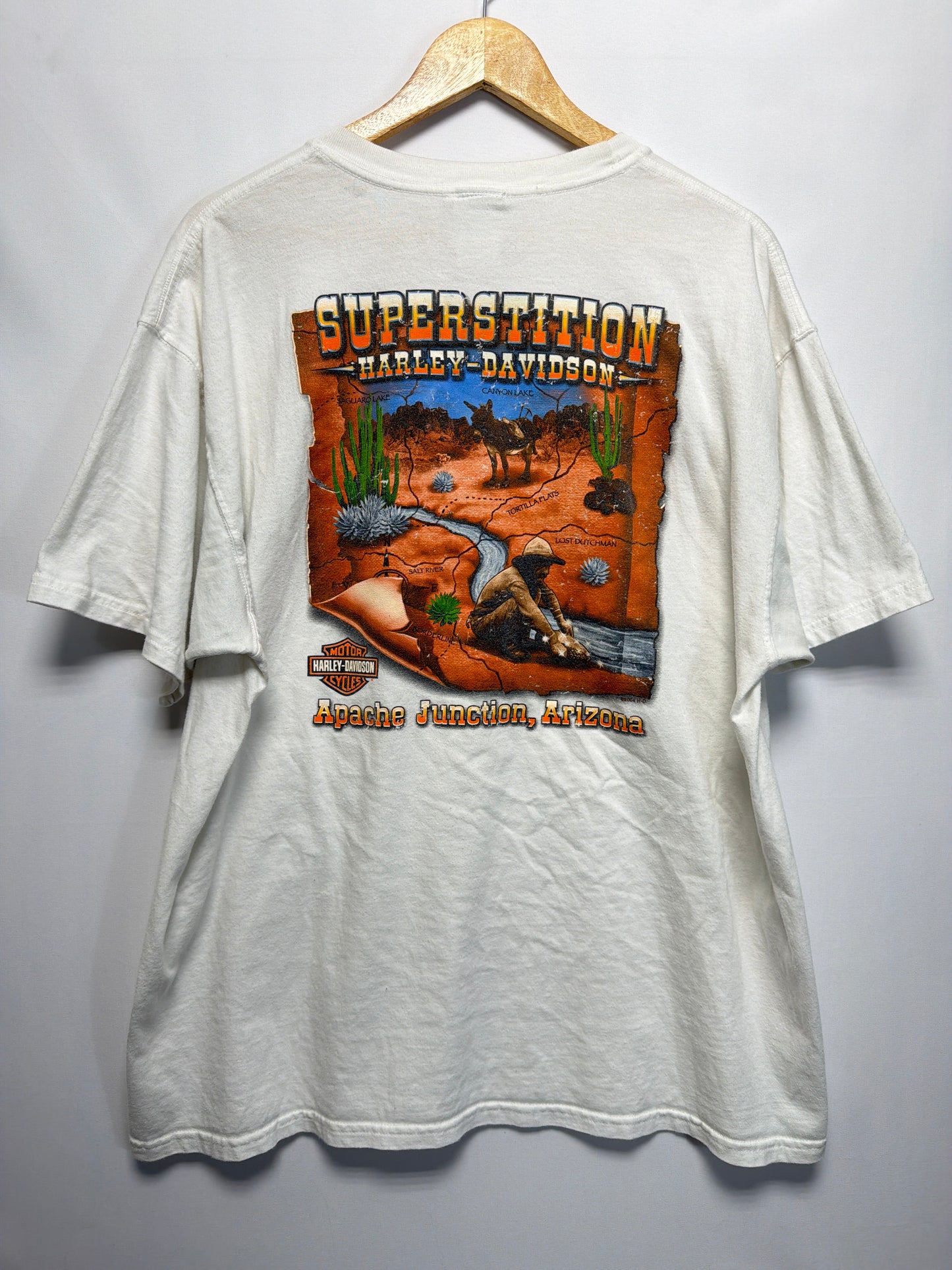 2004 Harley Davidson Flaming Webs T-Shirt