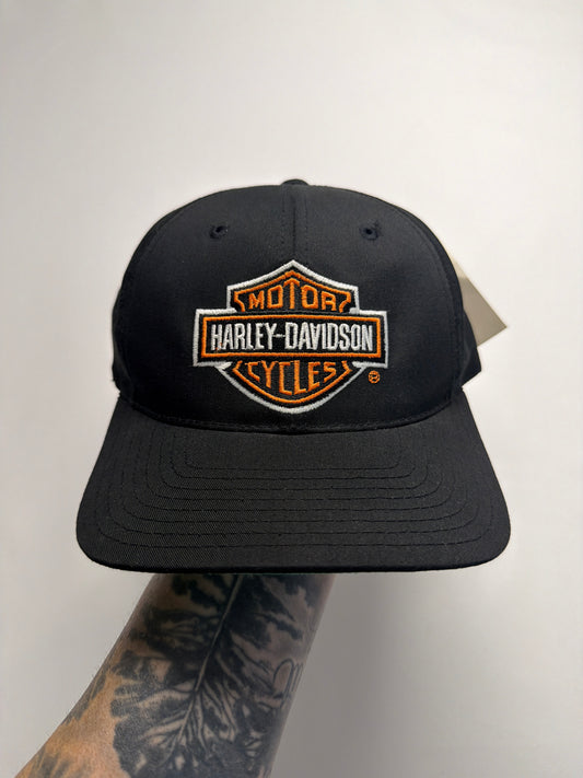 Vintage NWT Harley Davidson Bar & Shield Logo Embroidered SnapBack