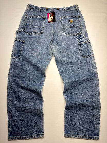 Vintage Carhartt Double Knee Denim Carpenter Pants