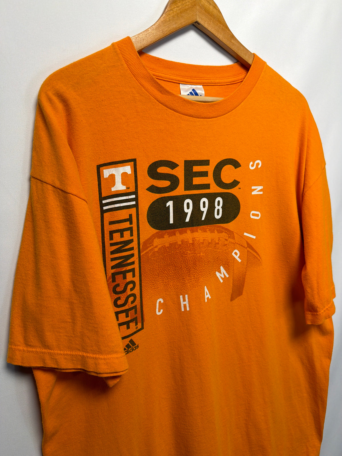 1998 Adidas Tennessee Volunteers SEC Champions T-Shirt