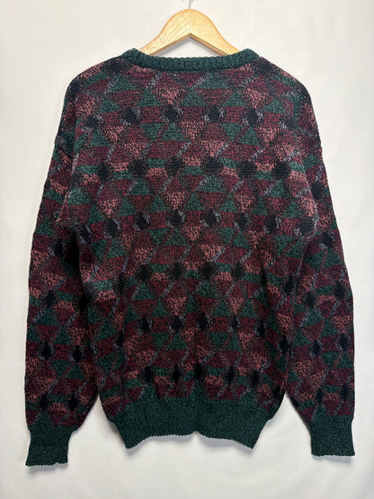 Vintage Brittany Bay Geometric Knit Sweater