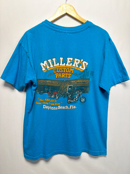 1989 Daytona Bike Week Miller’s Custom Parts Harley T-Shirt