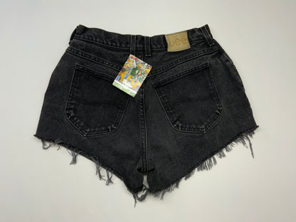 Vintage Lee Black Denim Cutoff Shorts